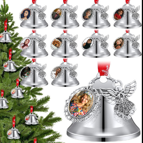 Silver Memorial Bell Ornament