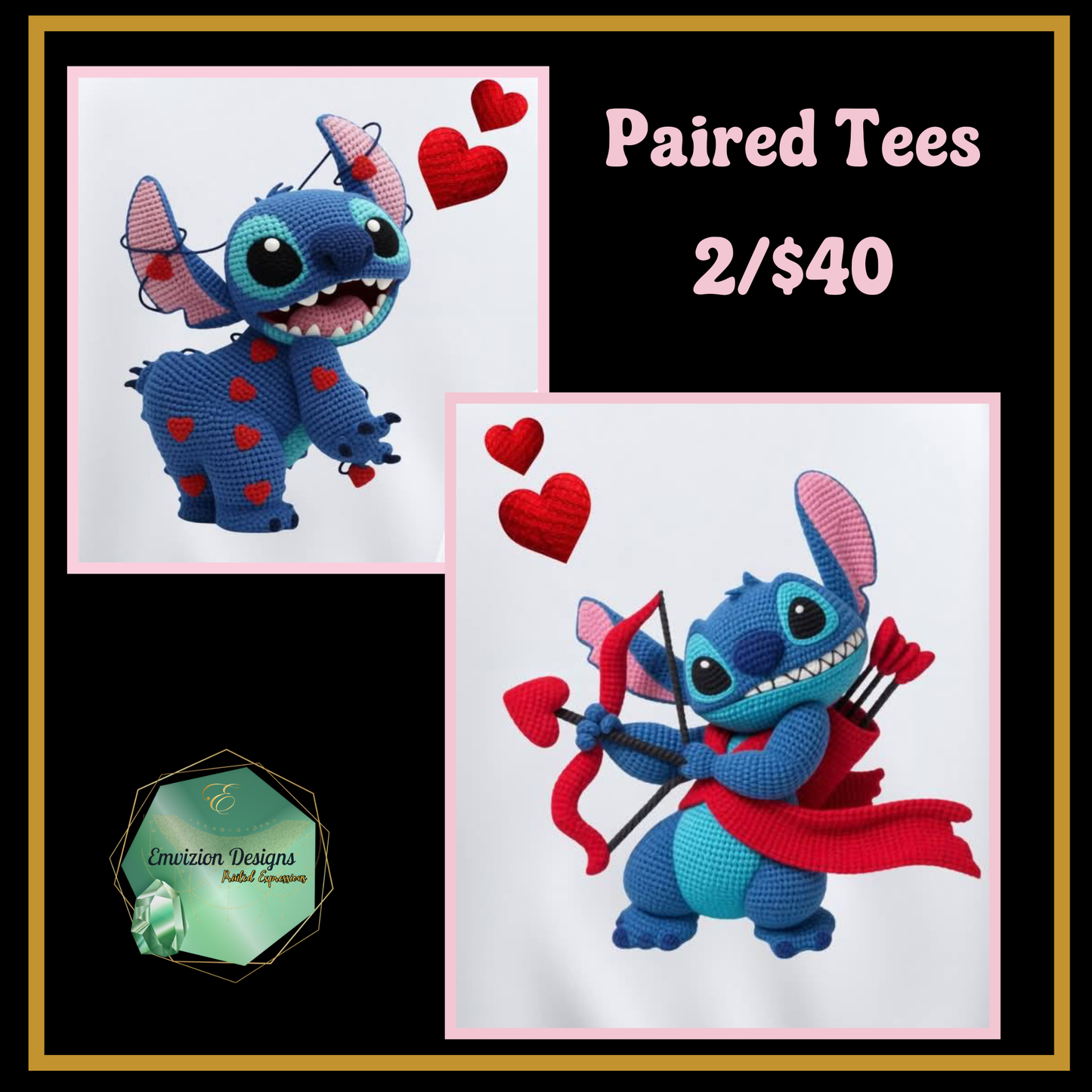 Stitch Paired Tees