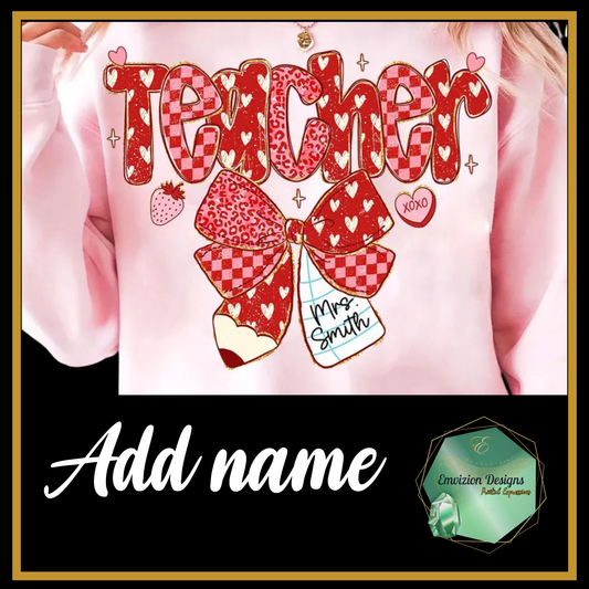 Teacher-Add Name