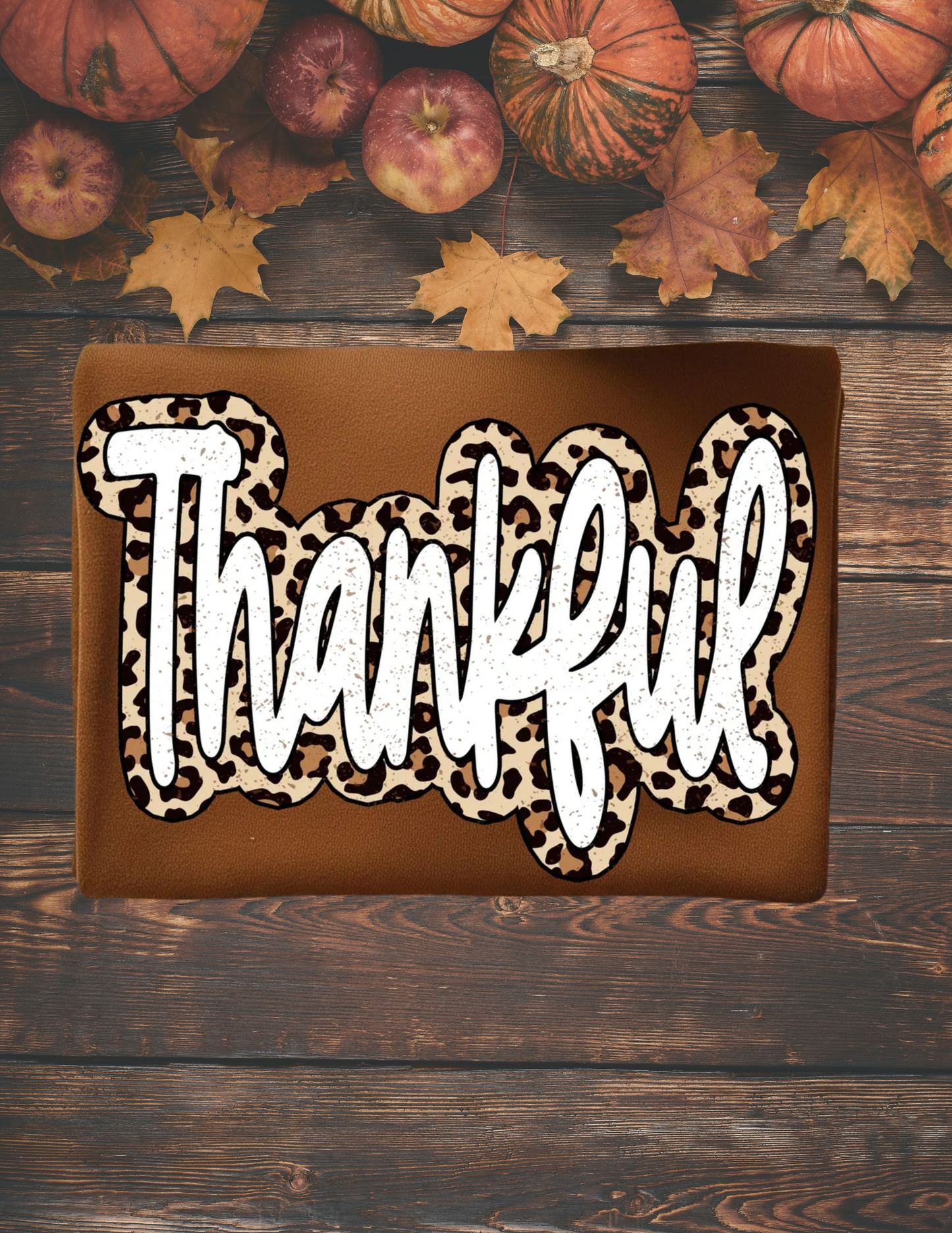 THANKFUL CHEETAH CREWNECK