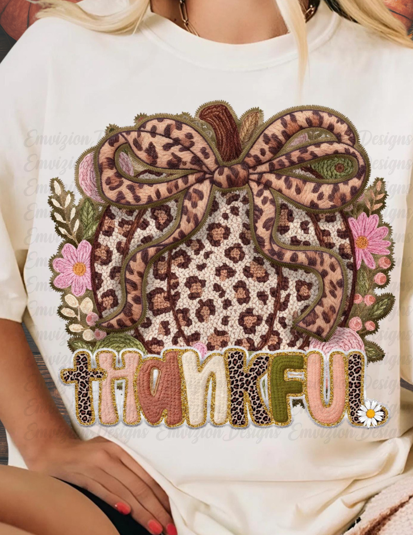 THANKFUL LEOPARD PUMPKIN