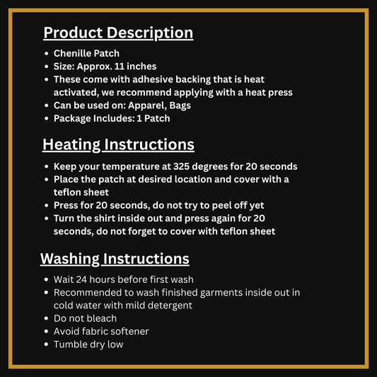 God Is Good Chenille Patch Only