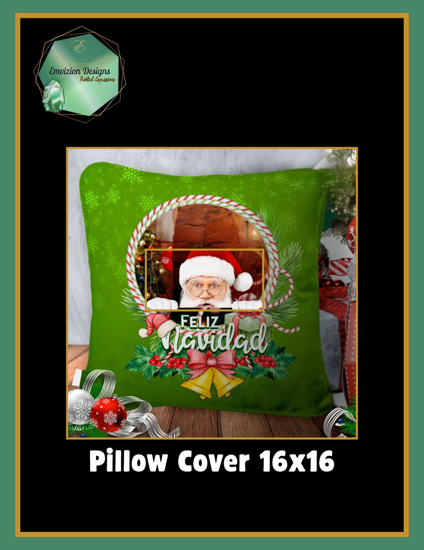 Custom Sublimation Pillow Cover 16x16