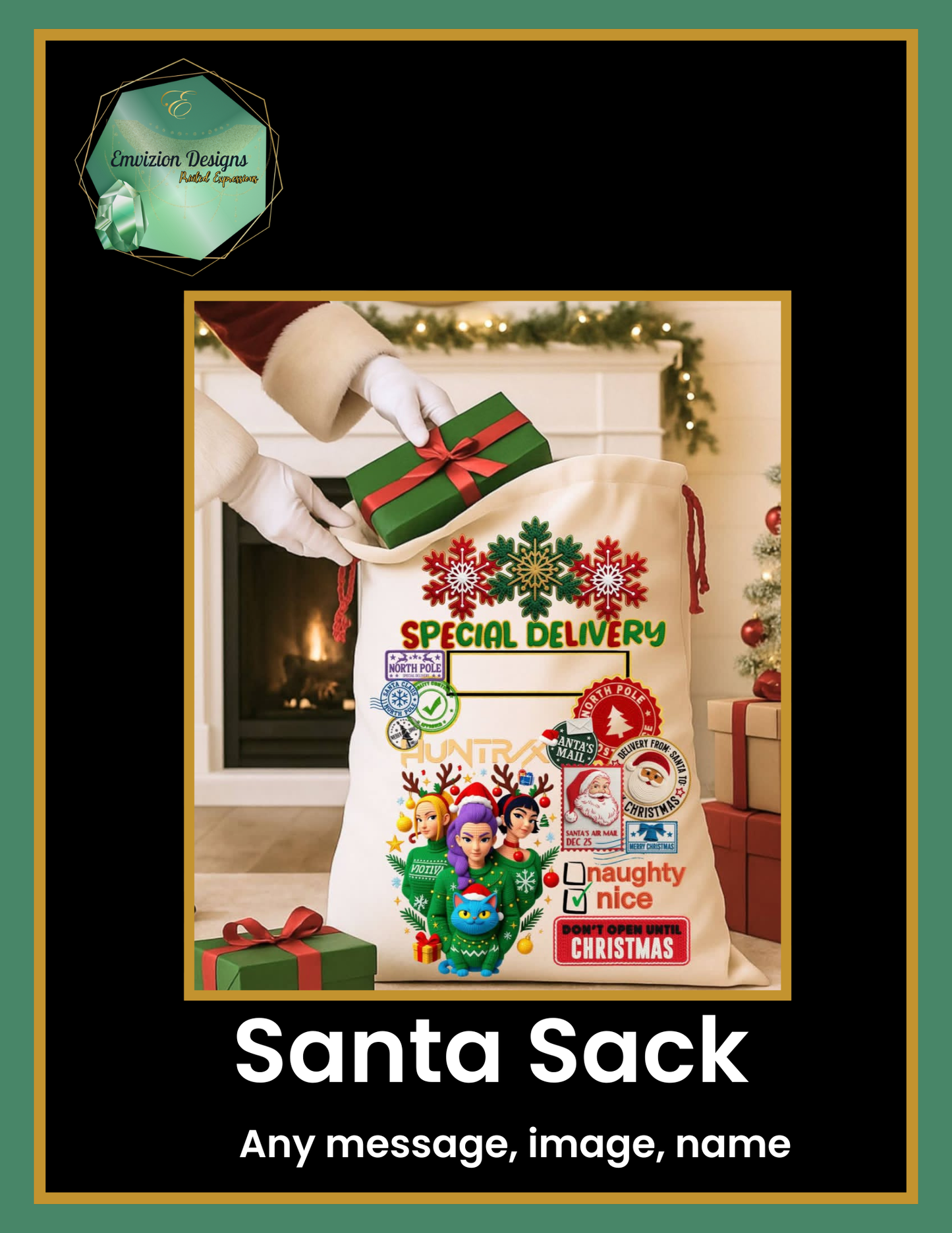Personalized Santa Sack